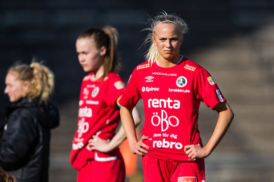 Örebros Sara Lilja Vidlund deppar