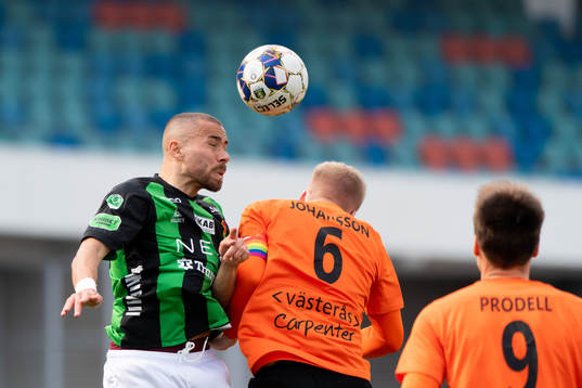 under fotbollsmatchen i Superettan mellan GAIS och