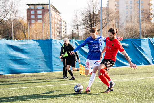 Trelleborgs Johan Blomberg och Vasalunds Elias Durmaz