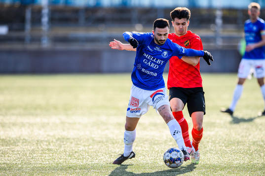Trelleborgs Simon Amin och Vasalunds Alexander Duranic