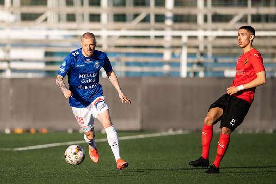 Trelleborgs Mattias Håkansson och Vasalunds Adam Id Salem