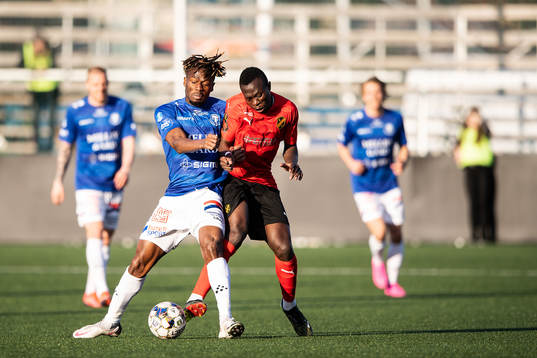 Trelleborgs Abdul Fatawu Safiu och Vasalunds Mai Traore