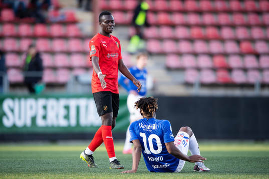Vasalunds Mai Traore och Trelleborgs Abdul Fatawu Safiu