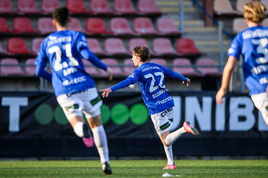 Trelleborgs Johan Blomberg jublar