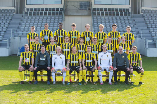 IFK Hässleholms A-trupp lagbild, i Hässleholm 17 april