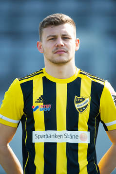 IFK Hässleholms A-trupp, porträttbild, Ivan Danielsson