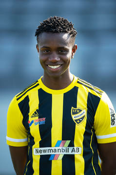 IFK Hässleholms A-trupp, porträttbild,Carl Mujaguzi, i