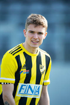 IFK Hässleholms A-trupp, porträttbild, Elliot Nilsson, i