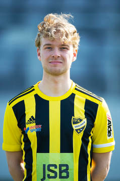 IFK Hässleholms A-trupp, porträttbild, Victor Holmberg, i