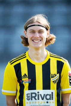 IFK Hässleholms A-trupp, porträttbild, Teo Helm, i
