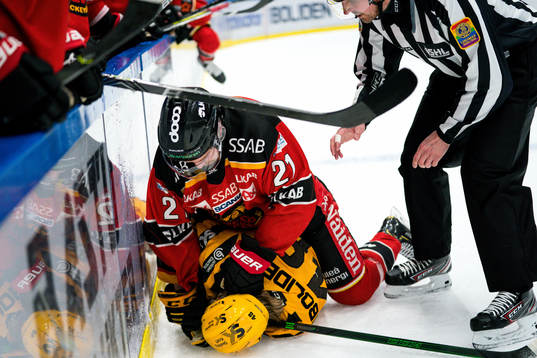 Luleås Juhani Tyrväinen och Skellefteås Jonatan Berggren