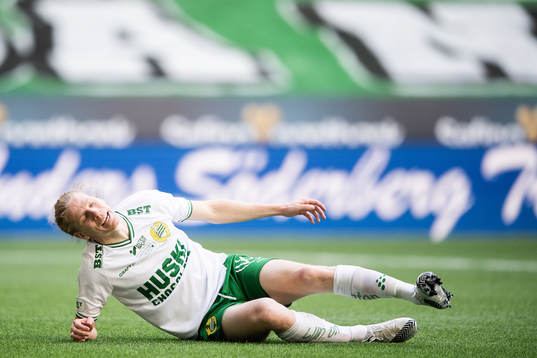 Hammarbys Gustav Ludwigson deppar