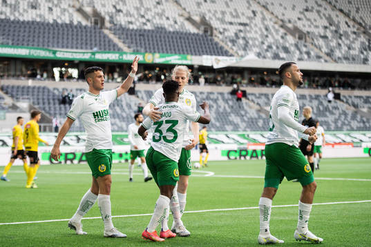Hammarbys Astrit Selmani, Akinkunmi Amoo, Gustav Ludwigson