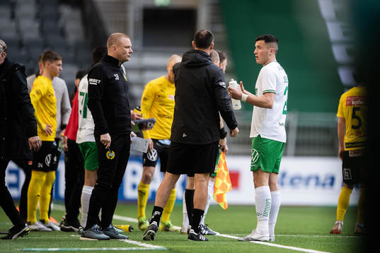 tränare Stefan Billborn och Astrit Selmani