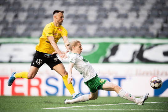 Hammarbys Gustav Ludwigson gör 2-0