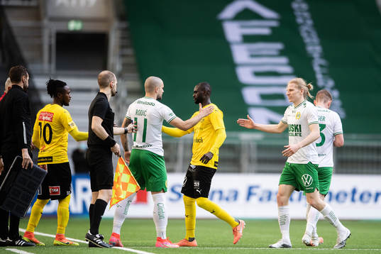 Hammarbys Gustav Ludwigson byts ut