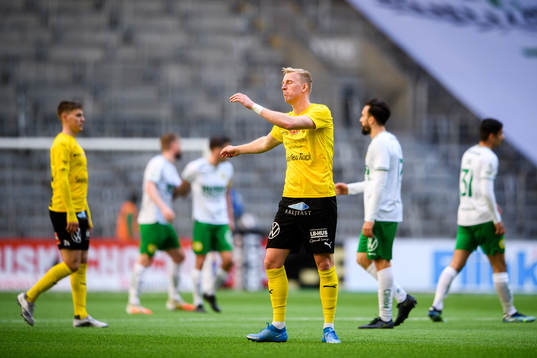 Mjällbys Daan Klinkenberg deppar