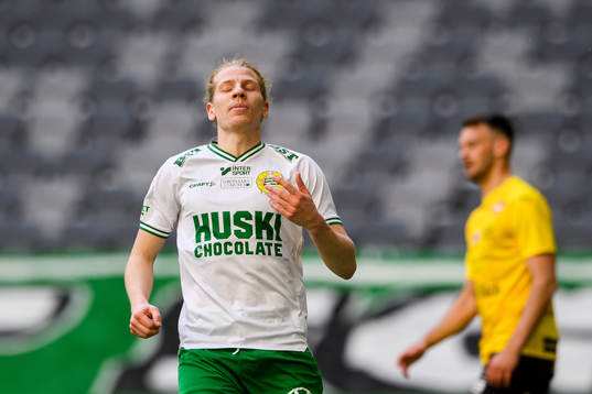 Hammarbys Gustav Ludwigson deppar