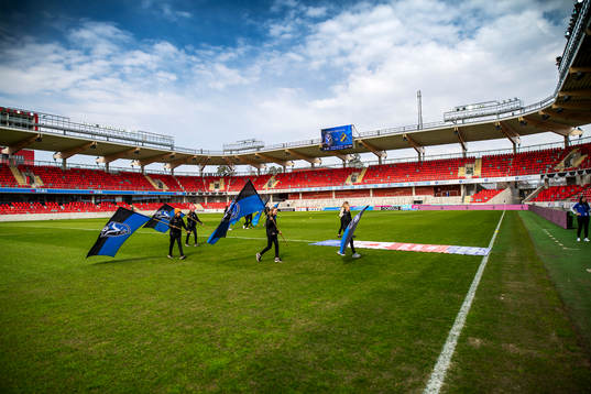 Interiör av Visma Arena