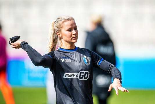 Växjös Amanda Johnsson Haahr deppar