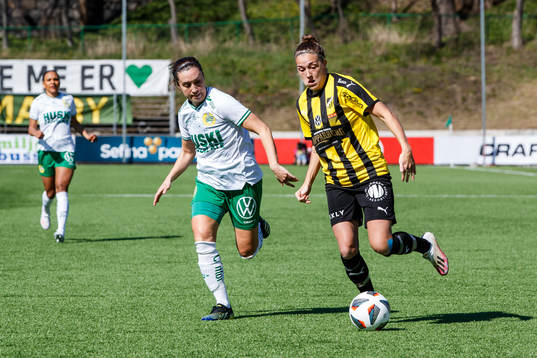 Hammarbys Fanny Hjelm och Häckens Filippa Angeldahl
