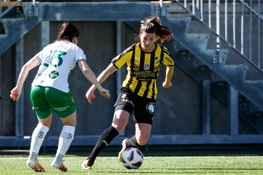Hammarbys June Pedersen och Häckens Johanna Rytting Kaneryd