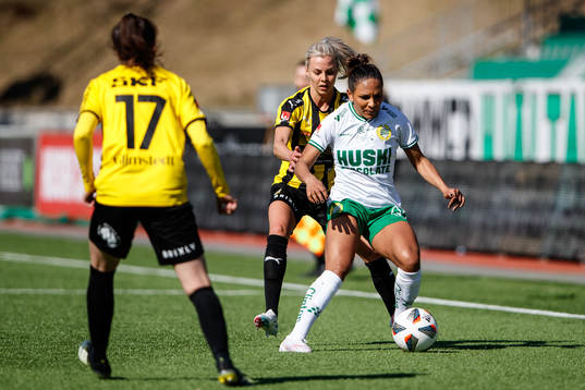 Häckens Lotta Ökvistoch Hammarbys Madelen Janogy