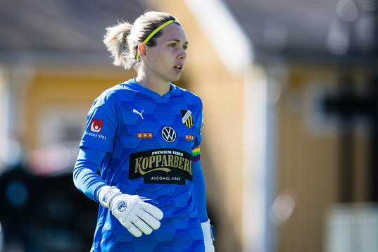 Häckens målvakt Jennifer Falk