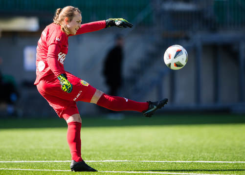 Hammarbys målvakt Anna Tamminen