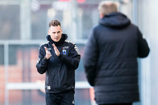 Sirius tränare Daniel Bäckström