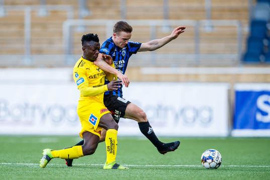 Halmstads Thomas Boakye och Sirius Jacob Ortmark