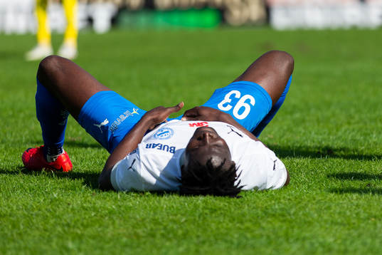 Värnamos Alhassan A Haestad Kamara har ont