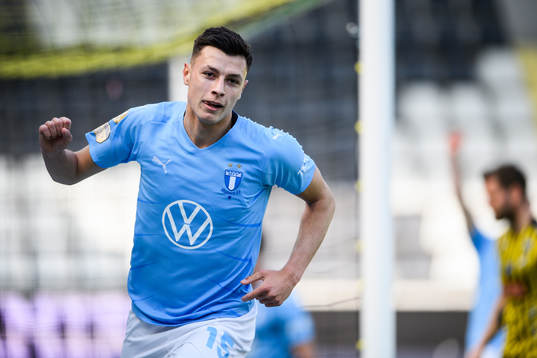Malmö FFs Anel Ahmedhodzic jublar