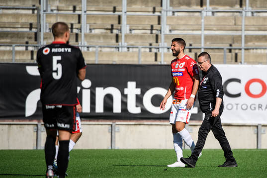 Degerfors Sean Sabetkar leds av planen