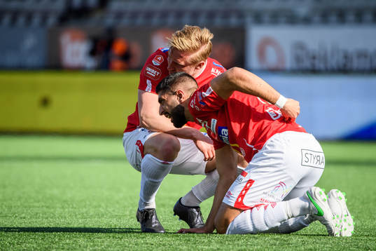Degerfors Sean Sabetkar har ont