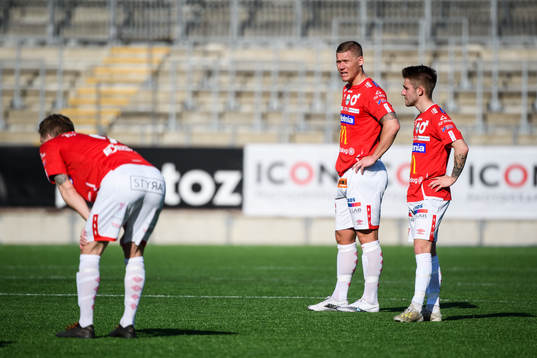 Degerfors Victor Edvardsen och Anton Kralj deppar
