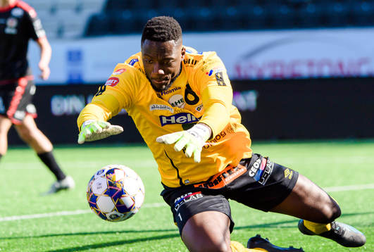 Degerfors målvakt Ismael Diawara