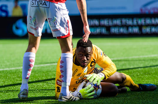 Degerfors målvakt Ismael Diawara