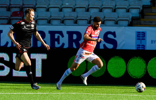 Kalmars Piotr Johansson och Degerfors Ferhad Ayaz