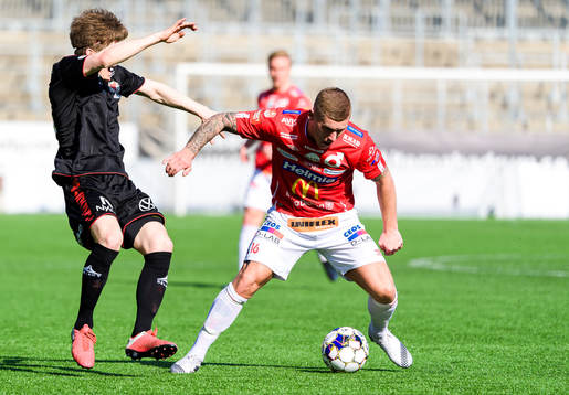 Kalmars Oliver Berg och Degerfors Victor Edvardsen