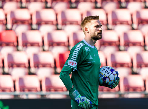 Kalmars målvakt Lucas Hägg Johansson