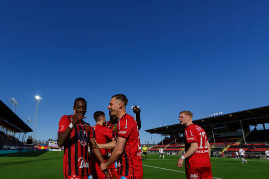under fotbollsmatchen i Allsvenskan mellan Östersund och