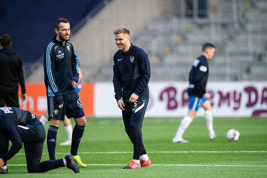 Djurgårdens Emir Kujovic och IFK Norrköpings Christoffer