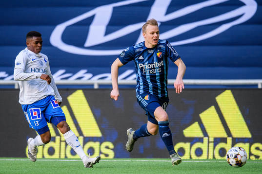 IFK Norrköpings Ishaq Abdulrazaq  och Djurgårdens Elliot