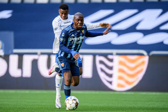 IFK Norrköpings Ishaq Abdulrazaq  och Djurgårdens Edward