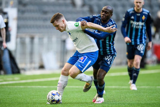 IFK Norrköpings Viktor Agardius och Djurgårdens Edward