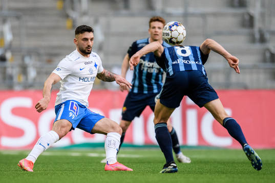IFK Norrköpings Sead Haksabanovic och Djurgårdens Elias