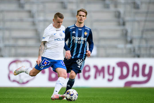 IFK Norrköpings Ari Skúlason och Djurgårdens Hampus