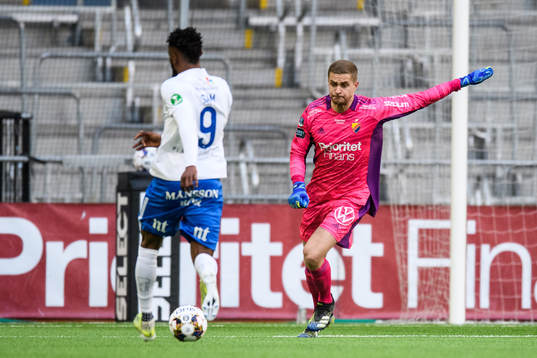Djurgårdens målvakt Aleksandr Vasyutin