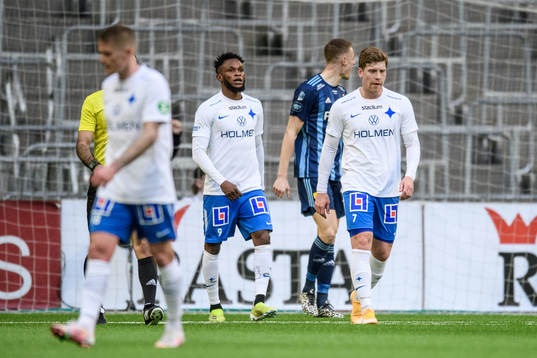 IFK Norrköpings Alexander Fransson och Samuel Adegbenro